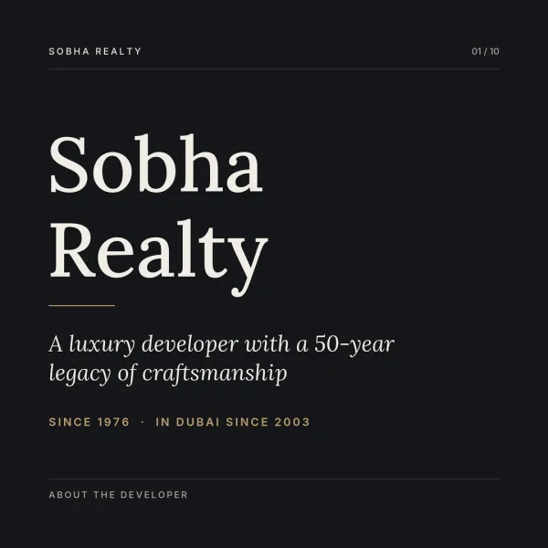 About Sobha Realty card